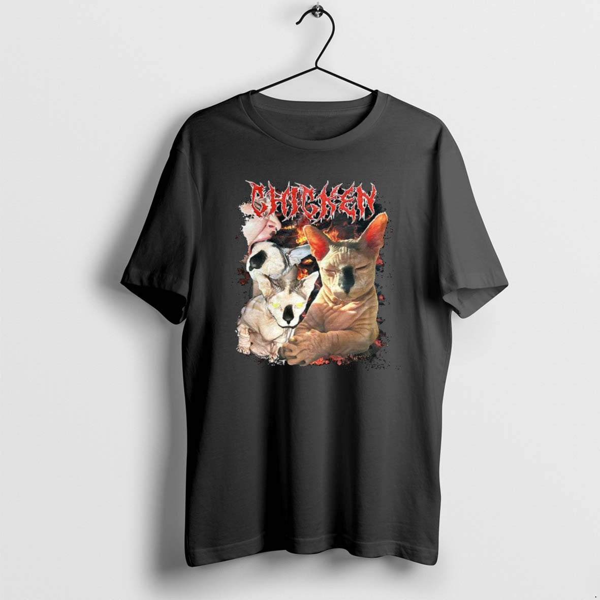 Official Chicken Sphynx Cat T-Shirts, Hoodie, Sweatshirt | InkThreadWorks.com
