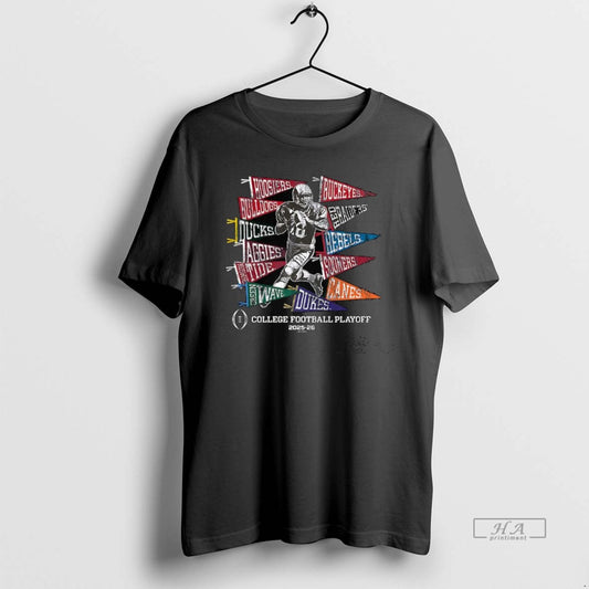 Official College Football Playoff 2025 2026 Pennants T-Shirts, Hoodie, Sweatshirt | InkThreadWorks.com