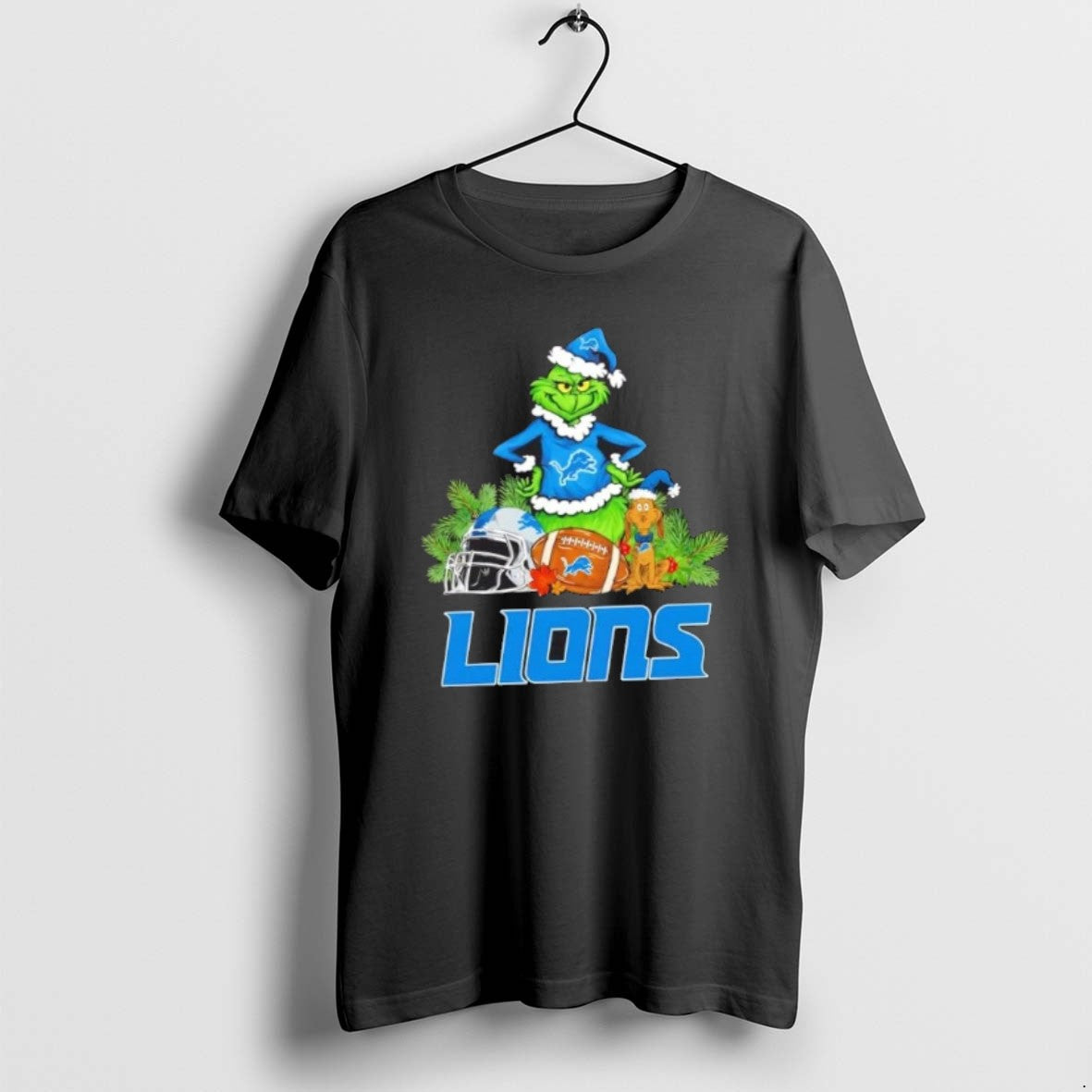 Official Detroit Lions Football X Grinch And Max Dog Merry Christmas T-Shirts, Hoodie, Sweatshirt | InkThreadWorks.com