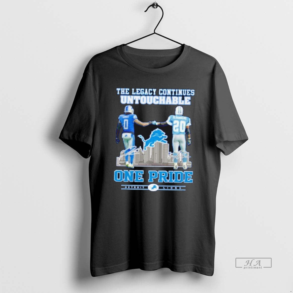 Official Detroit Lions One Pride The Legacy Continues Untouchable 2025 T-Shirts, Hoodie, Sweatshirt | InkThreadWorks.com