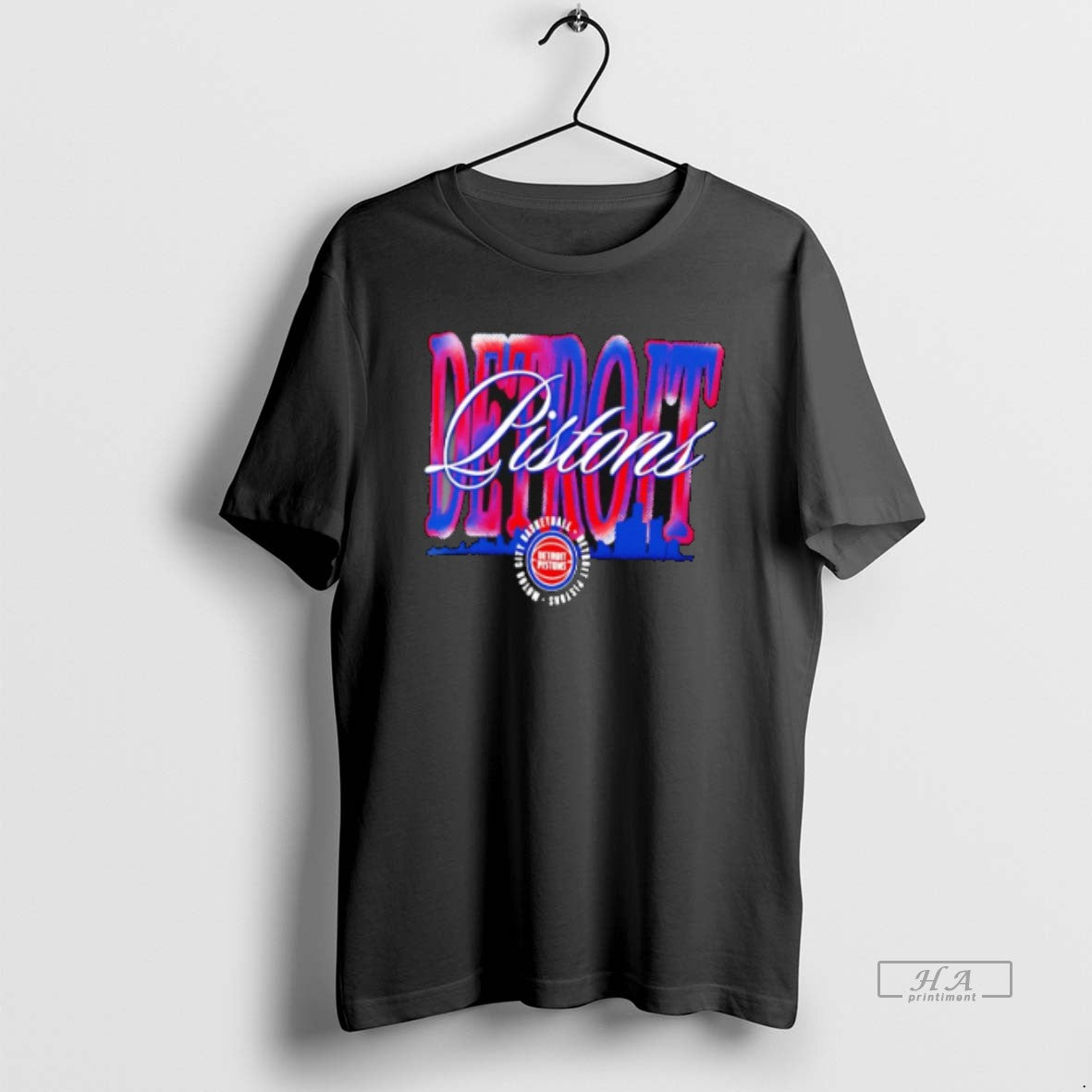 Official Detroit Pistons Chrome Legacy 2026 Logo T-Shirts, Hoodie, Sweatshirt | InkThreadWorks.com