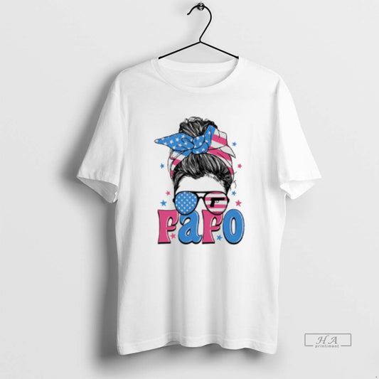 Official Fafo Messy Bun Girl 2026 T-Shirts, Hoodie, Sweatshirt | InkThreadWorks.com