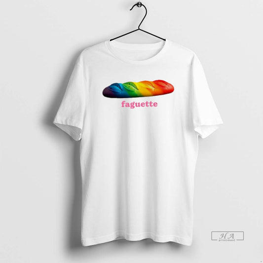 Official Faguette Bread Rainbow Lgbtq T-Shirts, Hoodie, Sweatshirt | InkThreadWorks.com