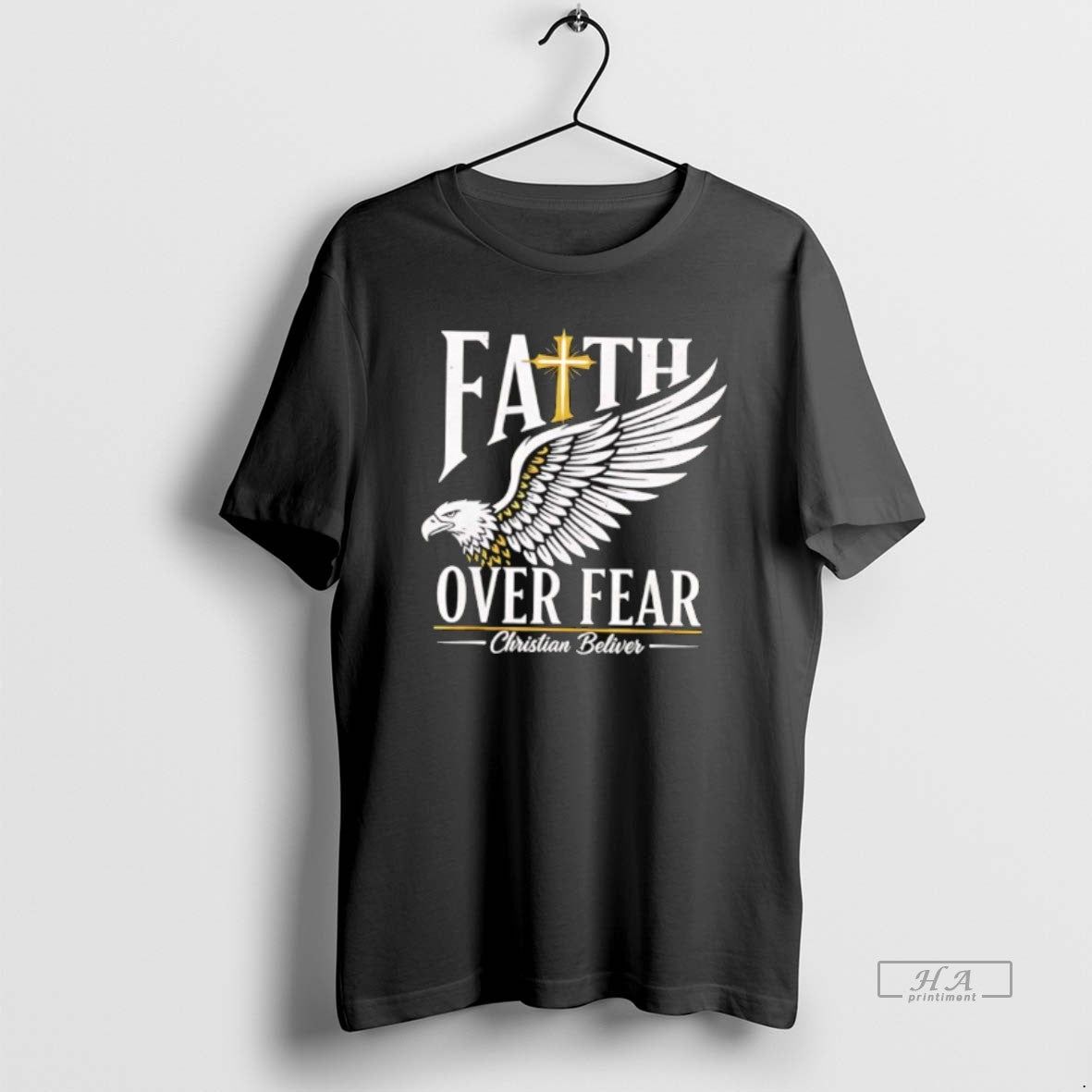 Official Faith Over Fear Christian Believer Inspirational Graphic T-Shirts, Hoodie, Sweatshirt | InkThreadWorks.com