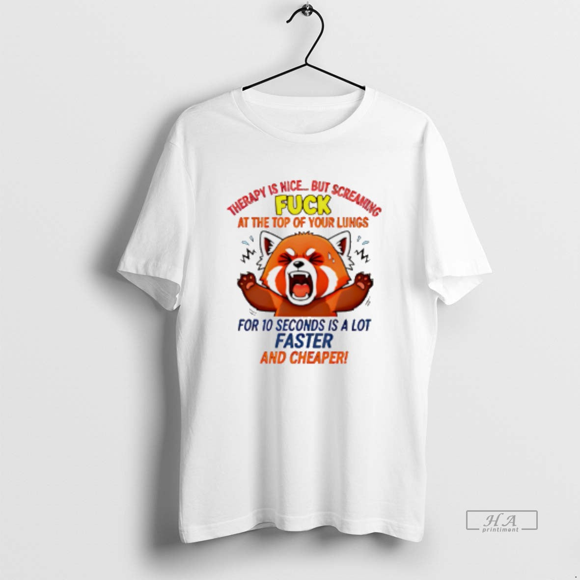 Official Fox Therapy Is Nice But Screaming Fuck At The Top Of Your Lungs T-Shirts, Hoodie, Sweatshirt | InkThreadWorks.com