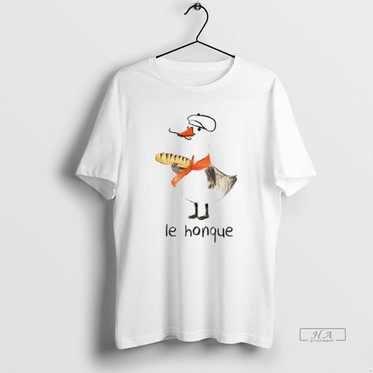Official Funny French Goose Le Honque T-Shirts, Hoodie, Sweatshirt | InkThreadWorks.com