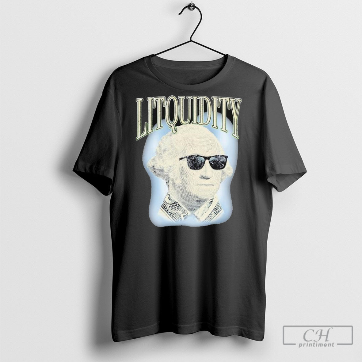 Official George Washington Litquidity T Shirt Sweatshirt Poster