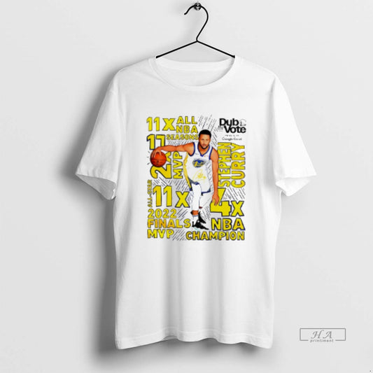 Official Golden State Warriors Stephen Curry 11x All Nba Seasons T-Shirts, Hoodie, Sweatshirt | InkThreadWorks.com