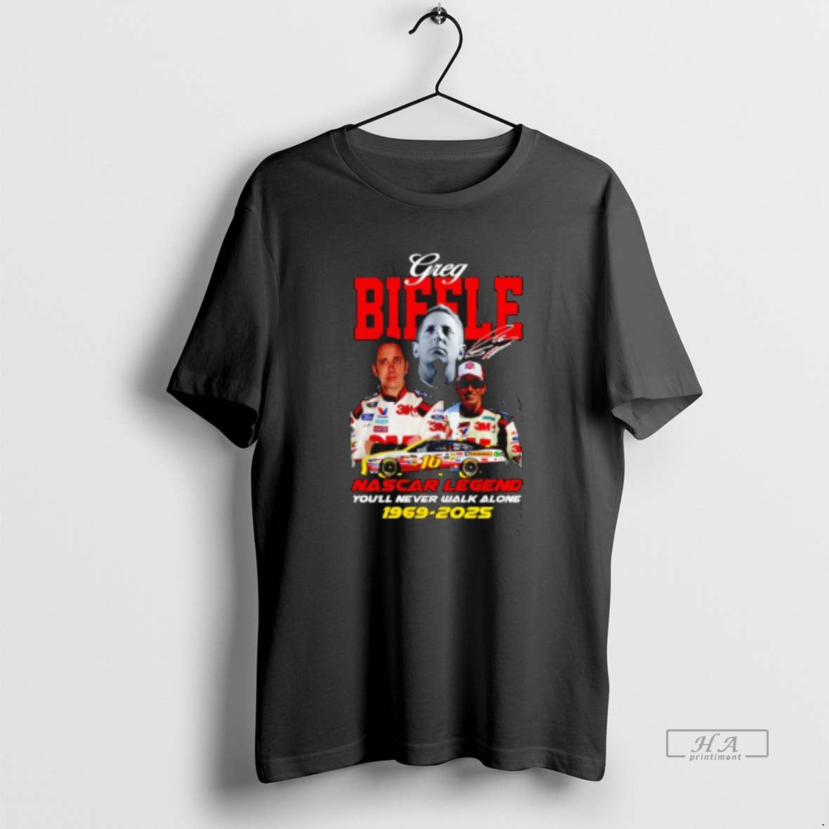 Official Greg Biffle Nascar Legend Youll Never Walk Alone 1960 2025 T-Shirts, Hoodie, Sweatshirt | InkThreadWorks.com