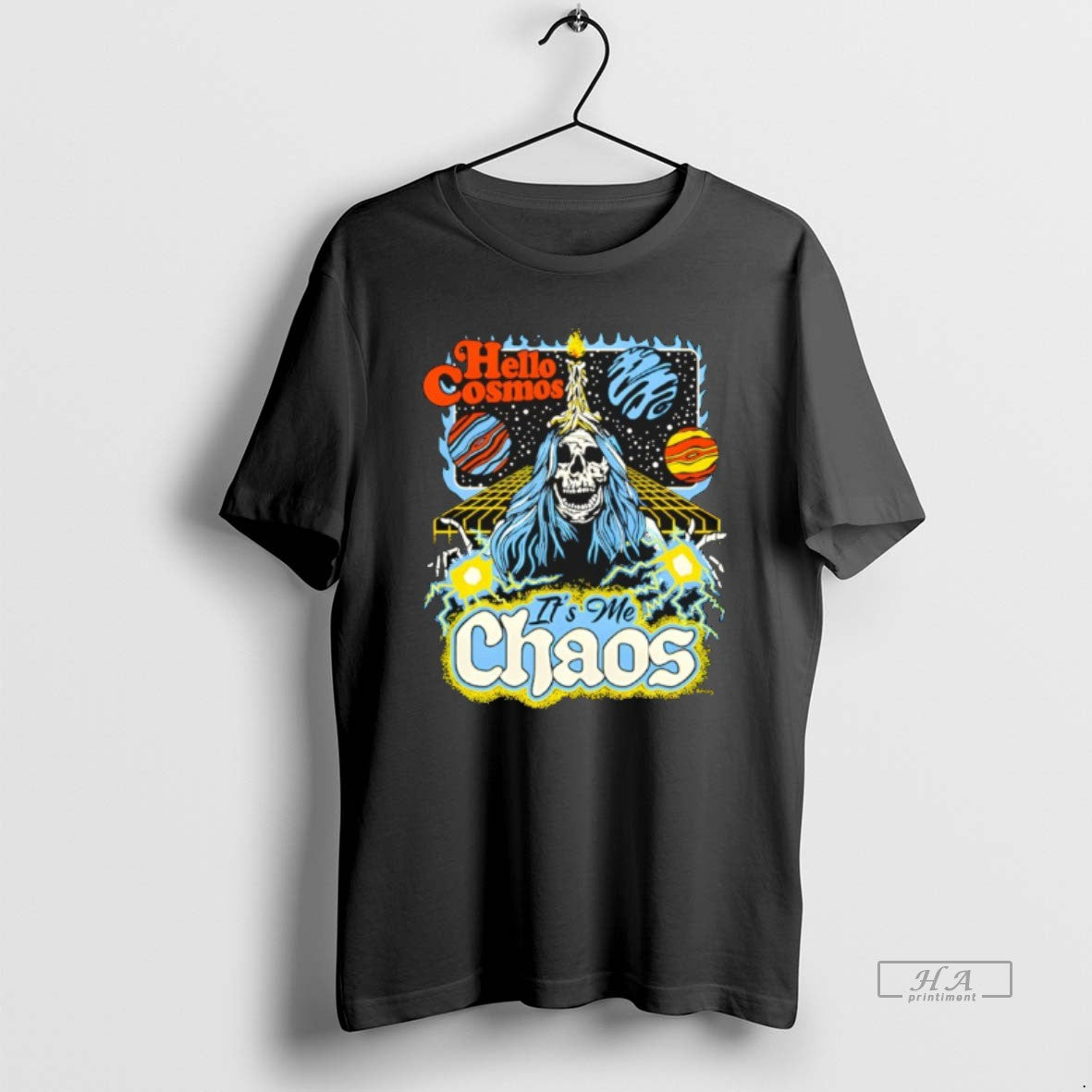 Official Hello Cosmos Its Me Chaos T-Shirts, Hoodie, Sweatshirt | InkThreadWorks.com