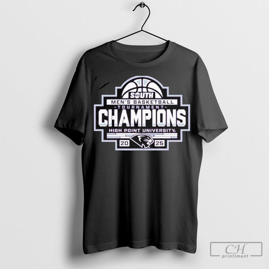 Official High Point Panthers Blue 84 Unisex 2025 Big South Mens Basketball Conference Tournament Champions