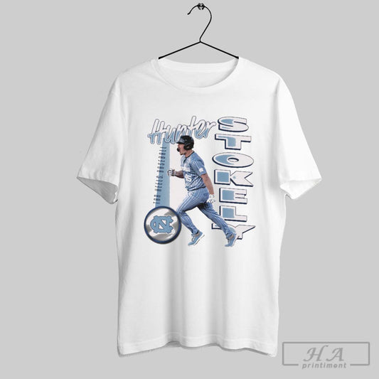 Official Hunter Stokely Illustrated North Carolina Tar Heels Baseball Portrait Ncaa Division I