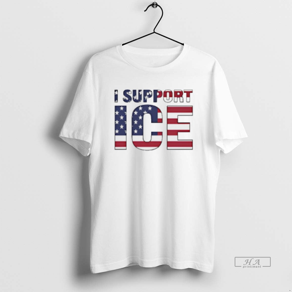 Official I Support Ice American Flag T-Shirts, Hoodie, Sweatshirt | InkThreadWorks.com