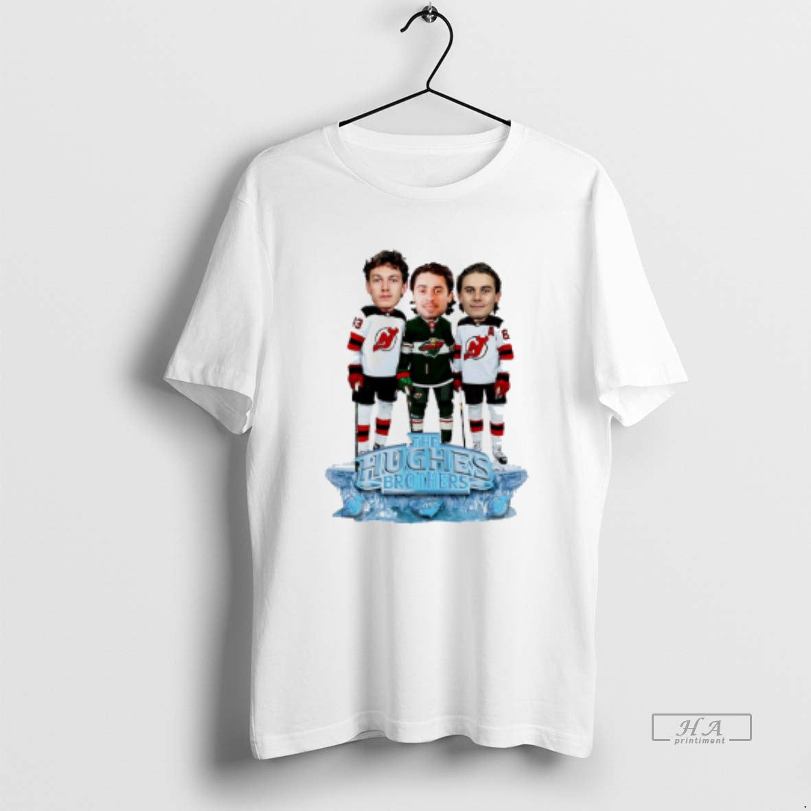 Official Jack Hughes Luke Hughes Quinn Hughes The Hughes Bowl Caricature T-Shirts, Hoodie, Sweatshirt | InkThreadWorks.com