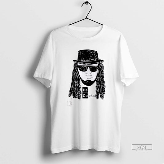 Official James Cook He Cooks Funny Science Portrait T-Shirts, Hoodie, Sweatshirt | InkThreadWorks.com