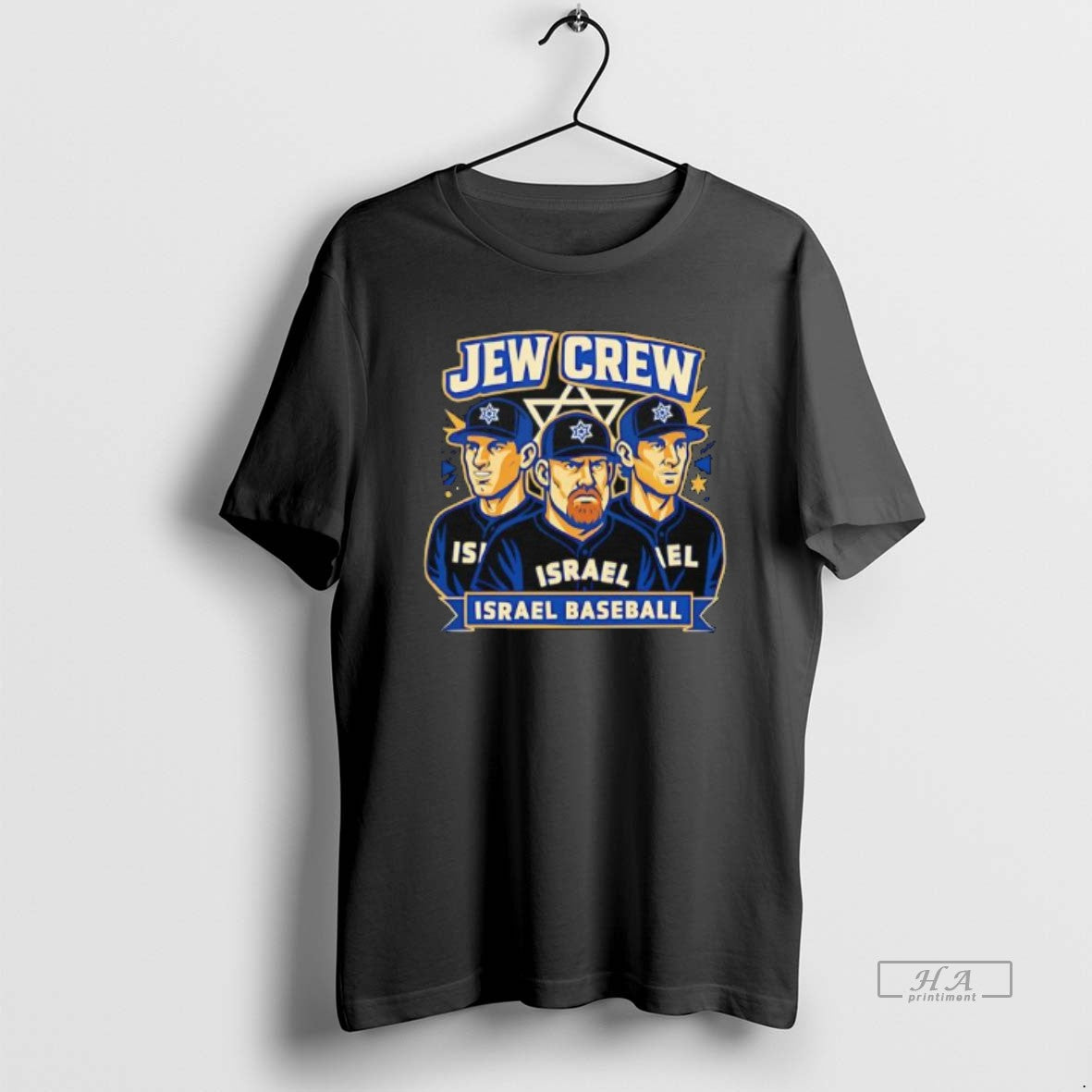 Official Jew Crew Israel Baseball Team Graphic T-Shirts, Hoodie, Sweatshirt | InkThreadWorks.com