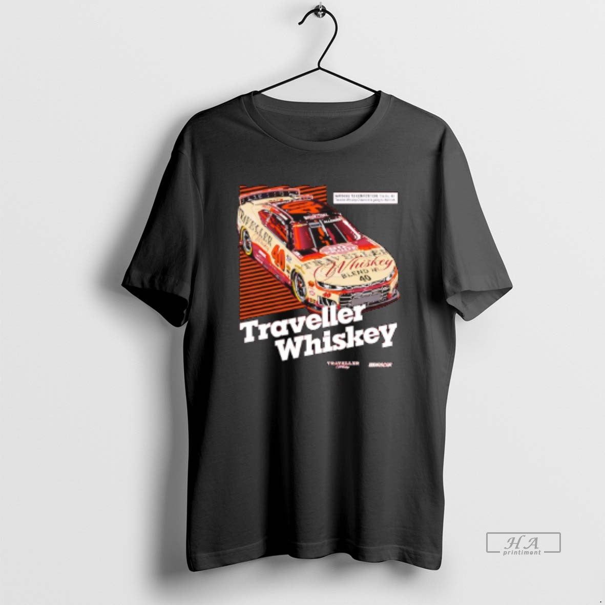 Official Justin Allgaier Traveller Whiskey 40 Graphic T-Shirts, Hoodie, Sweatshirt | InkThreadWorks.com
