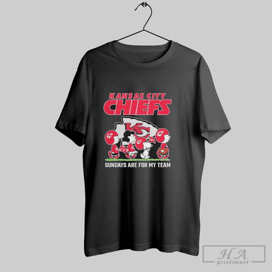 Official Kc Chiefs X The Peanuts Walking Sundays Are For My Team
