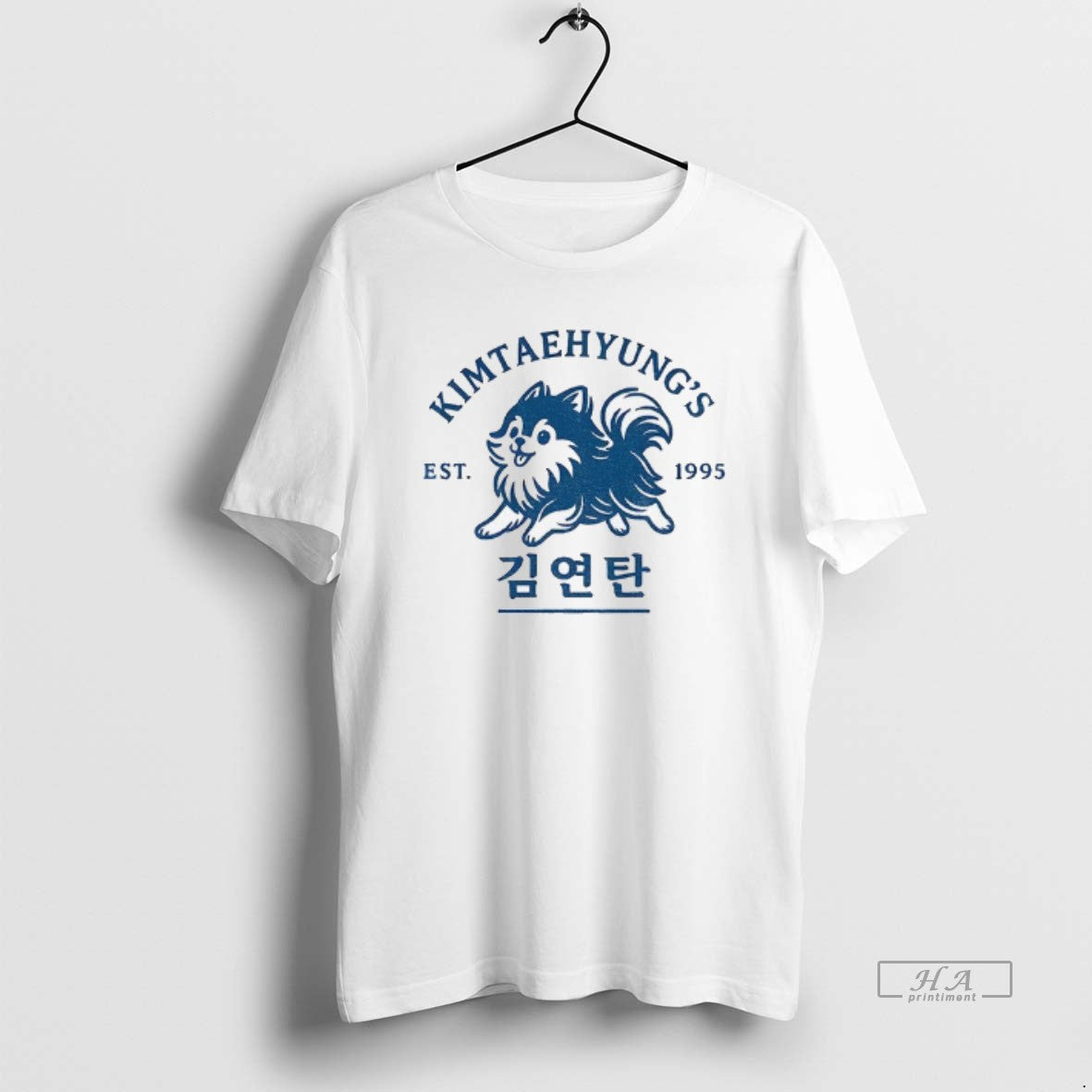 Official Kim Yeontan Pomeranian Bts V Taehyung Est 1995 T-Shirts, Hoodie, Sweatshirt | InkThreadWorks.com
