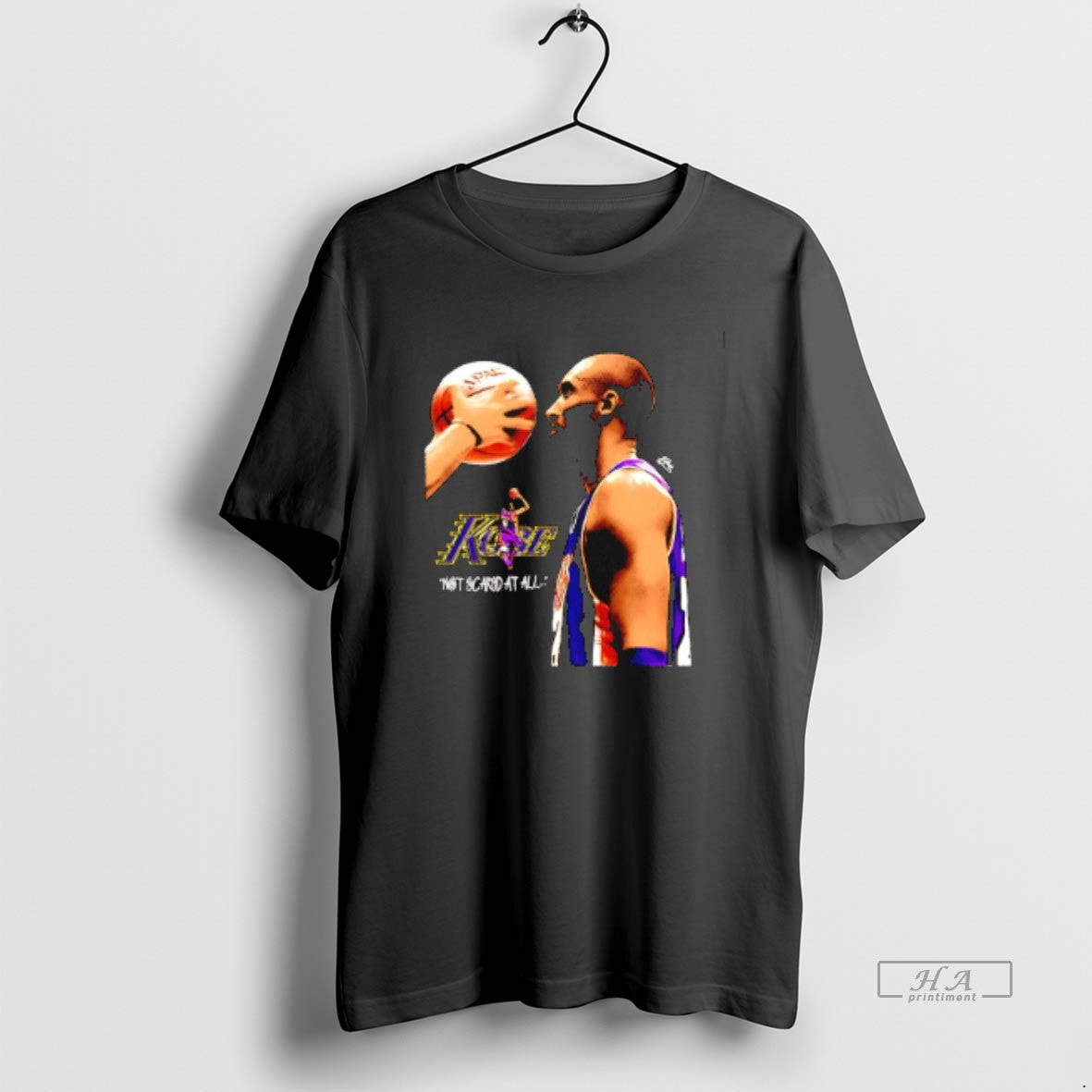 Official Kobe Bryant La Lakers Not Scared At All T-Shirts, Hoodie, Sweatshirt | InkThreadWorks.com