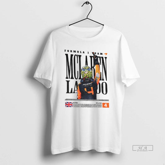 Official Lando Mclaren F1 Racing Graphic T-Shirts, Hoodie, Sweatshirt | InkThreadWorks.com
