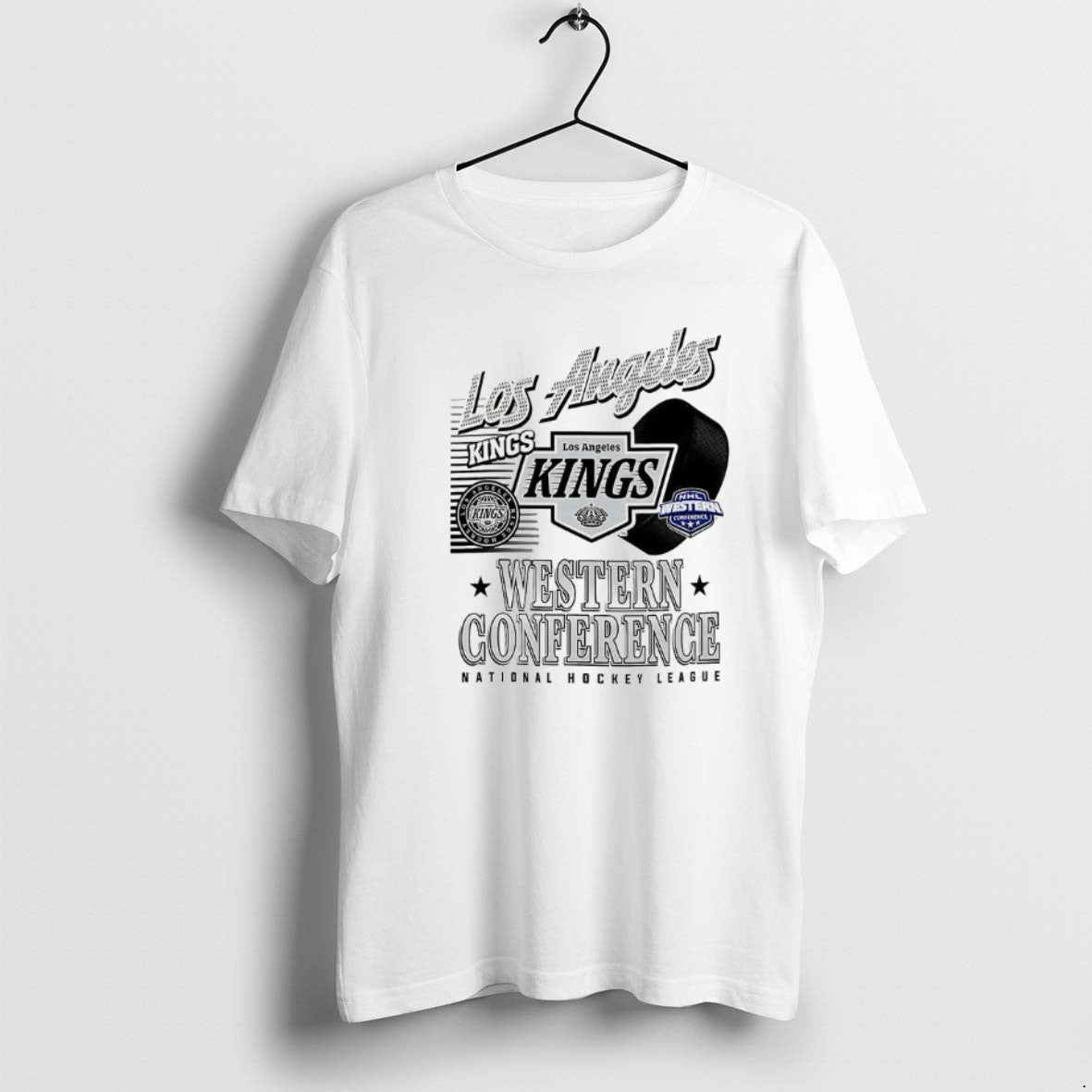 Official Los Angeles Kings Nhl Western Conference Logo And Ball T-Shirts, Hoodie, Sweatshirt | InkThreadWorks.com
