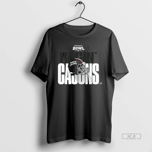 Official Louisiana Ragin Cajuns 2025 68 Ventures Bowl Helmet T-Shirts, Hoodie, Sweatshirt | InkThreadWorks.com
