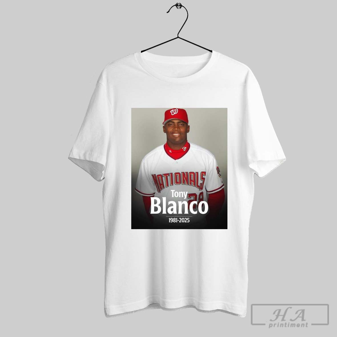 Official Mlb Rip Baseball Former Major Leaguer Tony Blanco 1981 2025 Poster
