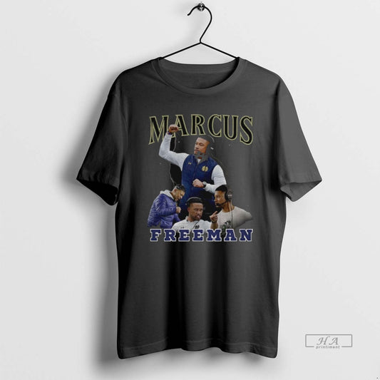 Official Marcus Freeman Notre Dame Fighting Irish Football Graphic Vintage T-Shirts, Hoodie, Sweatshirt | InkThreadWorks.com