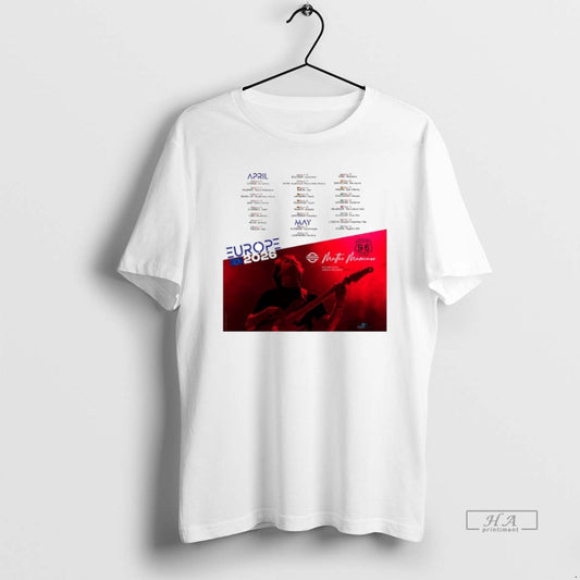 Official Matteo Mancuso Europe Tour 2026 T-Shirts, Hoodie, Sweatshirt | InkThreadWorks.com