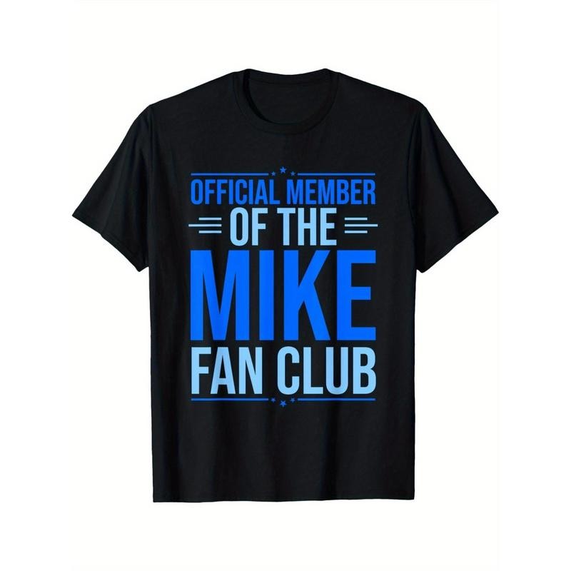 Official Member Of The Mike Fan Club Funny Mike First Name T-Shirt Made in USA Hoodie, Sweatshirt | InkThreadWorks.com