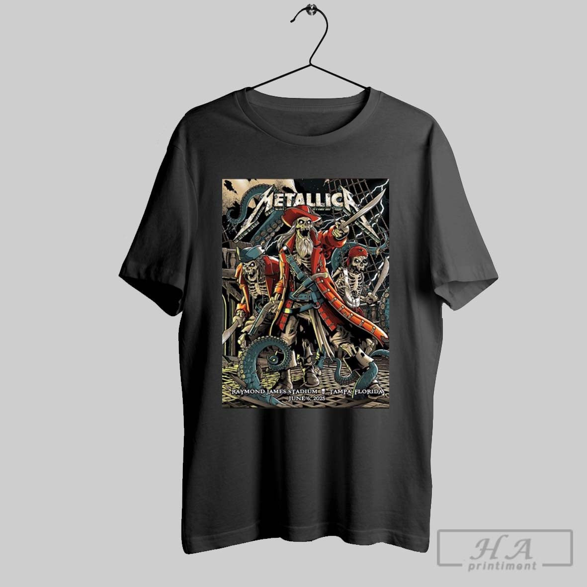 Official Metallica M72 World Tour Raymond James Stadium Tampa Florida June 6 2025 Poster
