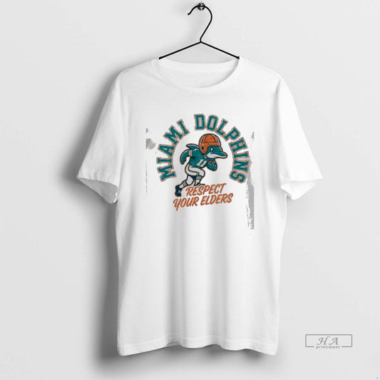 Official Miami Dolphins Respect Your Elders T-Shirts, Hoodie, Sweatshirt | InkThreadWorks.com