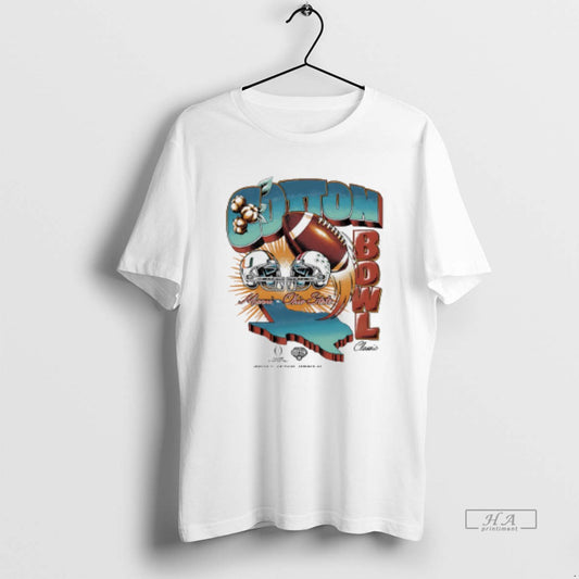 Official Miami Vs Ohio State Cotton Bowl Classic 2025 Vintage Matchup T-Shirts, Hoodie, Sweatshirt