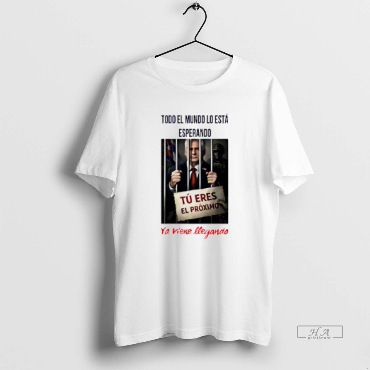 Official Miguel Diaz Canel Everyone Is Waiting For Him T-Shirts, Hoodie, Sweatshirt | InkThreadWorks.com