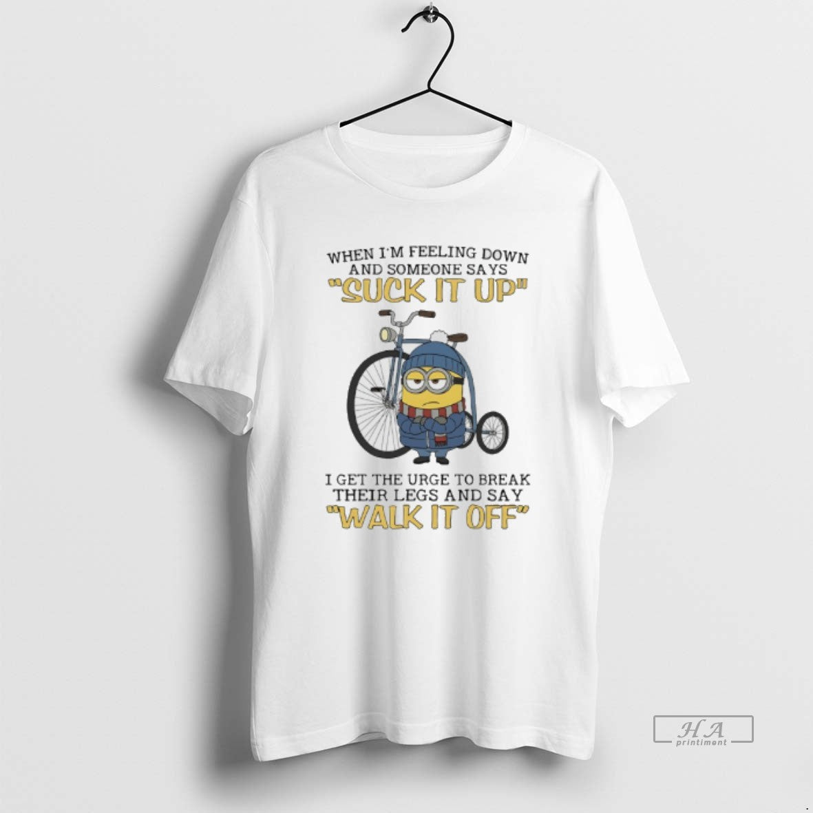 Official Minions When Im Feeling Down And Someone Says Suck It Up I Get The T-Shirts, Hoodie, Sweatshirt | InkThreadWorks.com