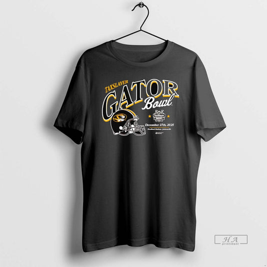 Official Missouri Tigers 2025 Taxslayer Gator Bowl Helmet T-Shirts, Hoodie, Sweatshirt | InkThreadWorks.com