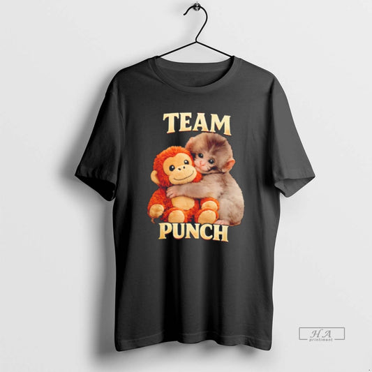 Official Monkey Team Punch Cute Animal Fan Gear 2026 Tee