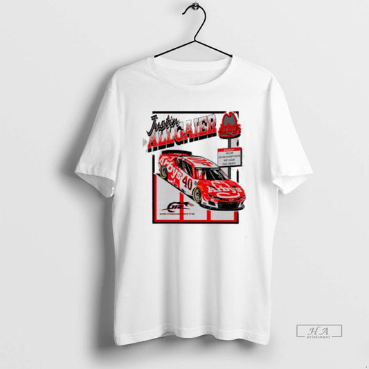 Official Nascar Justin Allgaier Jr Motorsports Arbys Graphic T-Shirts, Hoodie, Sweatshirt | InkThreadWorks.com
