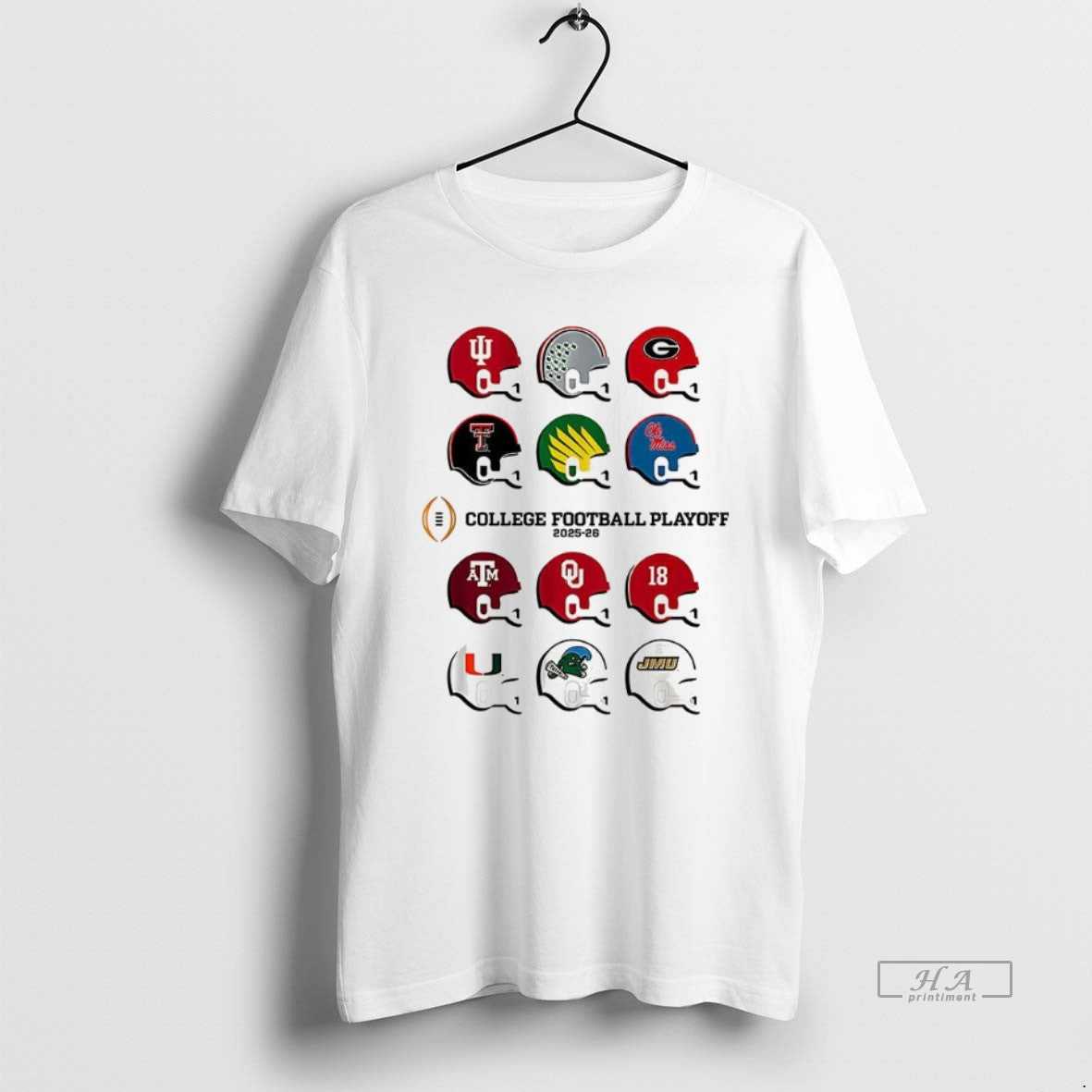 Official Ncaa College Football Playoff 2025 2026 Toy Team Helmets T-Shirts, Hoodie, Sweatshirt | InkThreadWorks.com