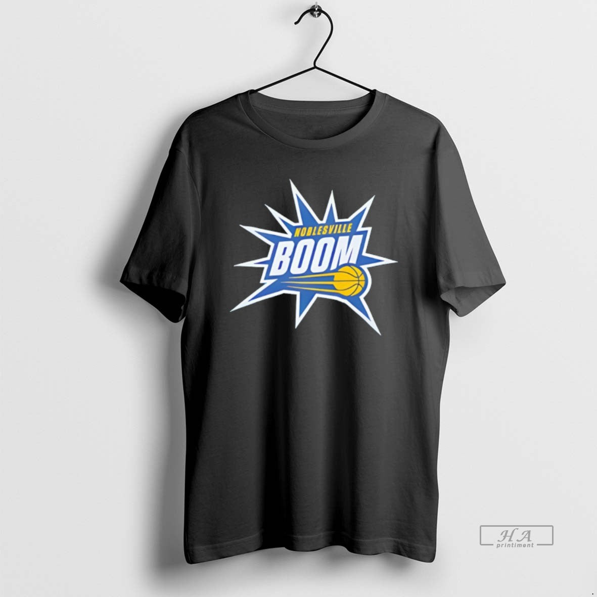 Official Noblesville Boom Indiana Pacers Basketball Logo T-Shirts, Hoodie, Sweatshirt | InkThreadWorks.com