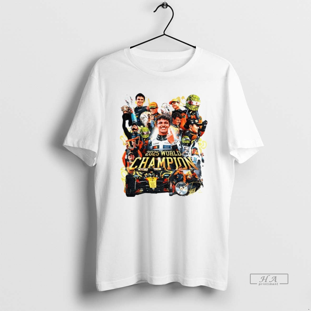 Official Norris 2025 F1 World Champion Racing Graphic T-Shirts, Hoodie, Sweatshirt | InkThreadWorks.com