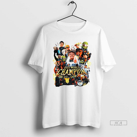 Official Norris 2025 F1 World Champion Racing Graphic T-Shirts, Hoodie, Sweatshirt | InkThreadWorks.com
