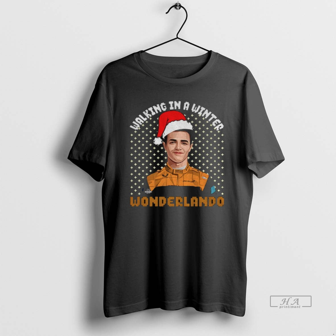 Official Norris Santa Walking In A Winter Wonderland Christmas T-Shirts, Hoodie, Sweatshirt | InkThreadWorks.com