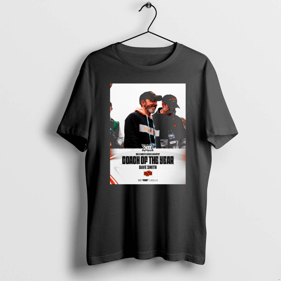 Official Osu Dave Smith 2025 Big 12 Mens Cross Country Coach Of The Year T-Shirts, Hoodie, Sweatshirt | InkThreadWorks.com