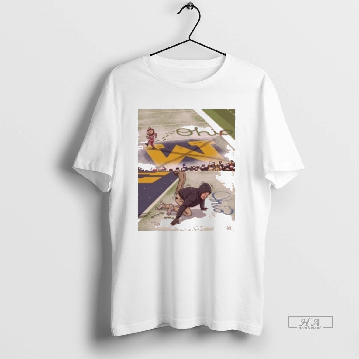 Official Ohio State Brutus Crossing Out M Snow T-Shirts, Hoodie, Sweatshirt | InkThreadWorks.com