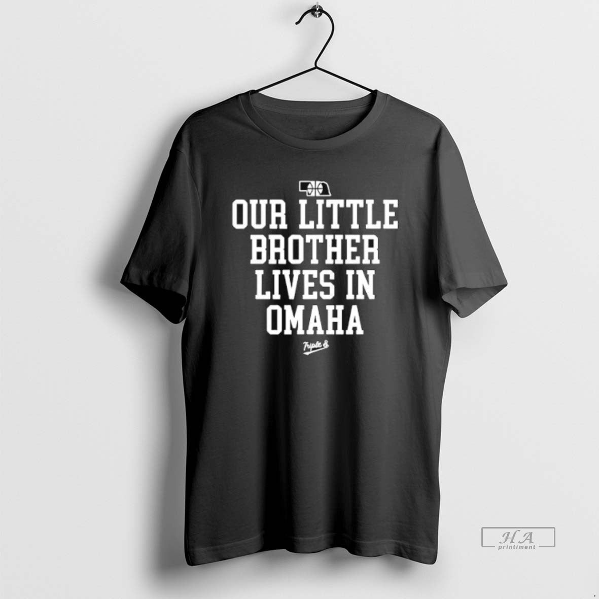 Official Our Little Brother Lives In Omaha State Graphic T-Shirts, Hoodie, Sweatshirt | InkThreadWorks.com