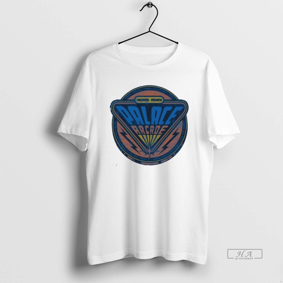 Official Palace Arcade Hawkins Indiana T-Shirts, Hoodie, Sweatshirt | InkThreadWorks.com