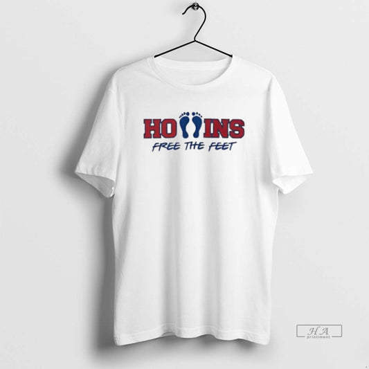 Official Patriots Mack Hollins Free The Feet T-Shirts, Hoodie, Sweatshirt | InkThreadWorks.com