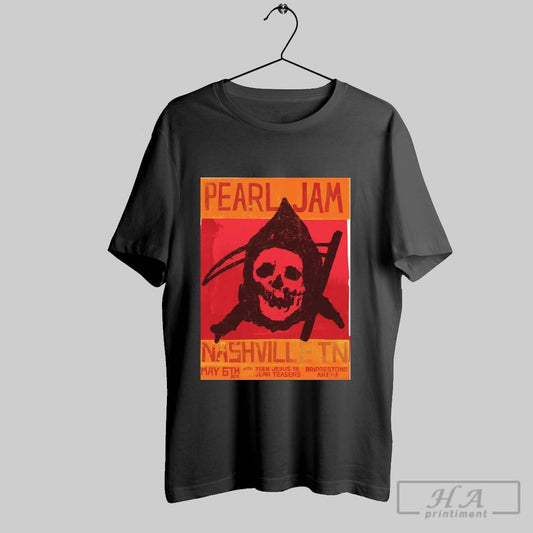 Official Pearl Jam Nashville Tn May 6th 2025 With Teen Jesus Jean Teasers Bridgestone Arena